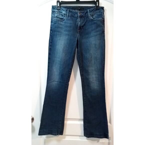 Joes Jeans Boot Cut Distressed Medium Blue Excellent Condition 28" Waist - Picture 1 of 6